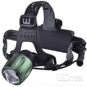 Green cree T6 strong Power headlamp for hunting camping UD09007 